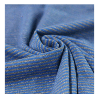 Jersey Lurex Stripes 3mm Cobalt Grey